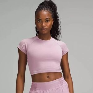 lululemon cropped swiftly 2.0 tshirt